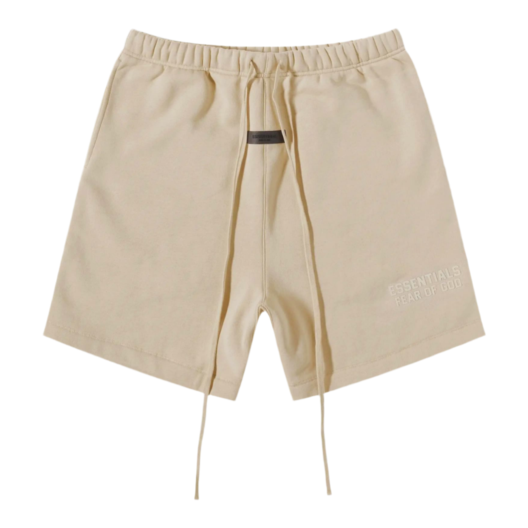 FEAR OF GOD ESSENTIALS Sweatshorts in Core Fleece ‘Natural’
