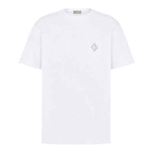 Dior CD Diamond T-Shirt “Relaxed Fit” ‘White Cotton Jersey’