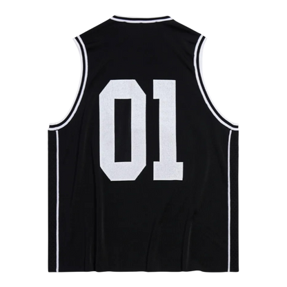 Balenciaga Basketball Series Black Sports Tank Top ‘Black’