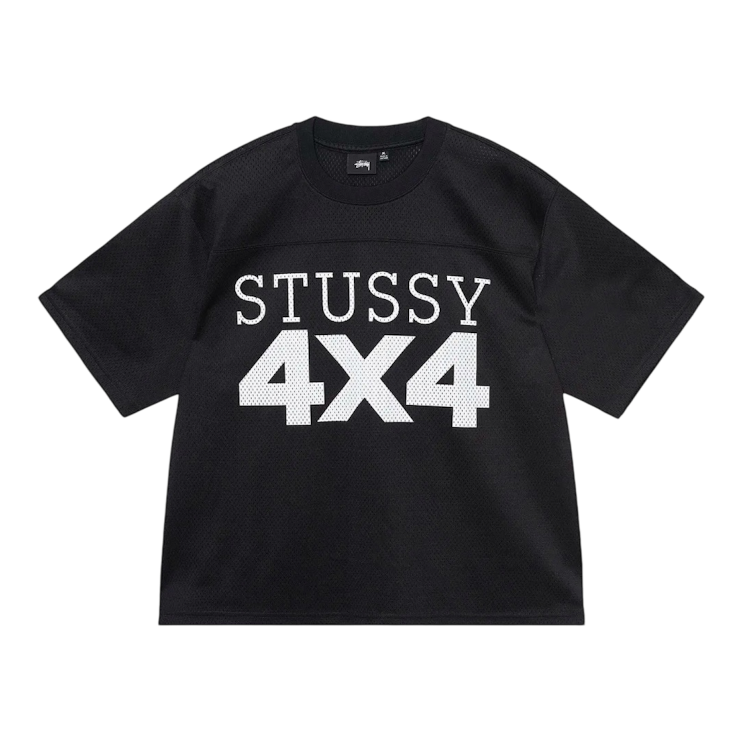 Stussy 4X4 Mesh Football Jersey ‘Black’