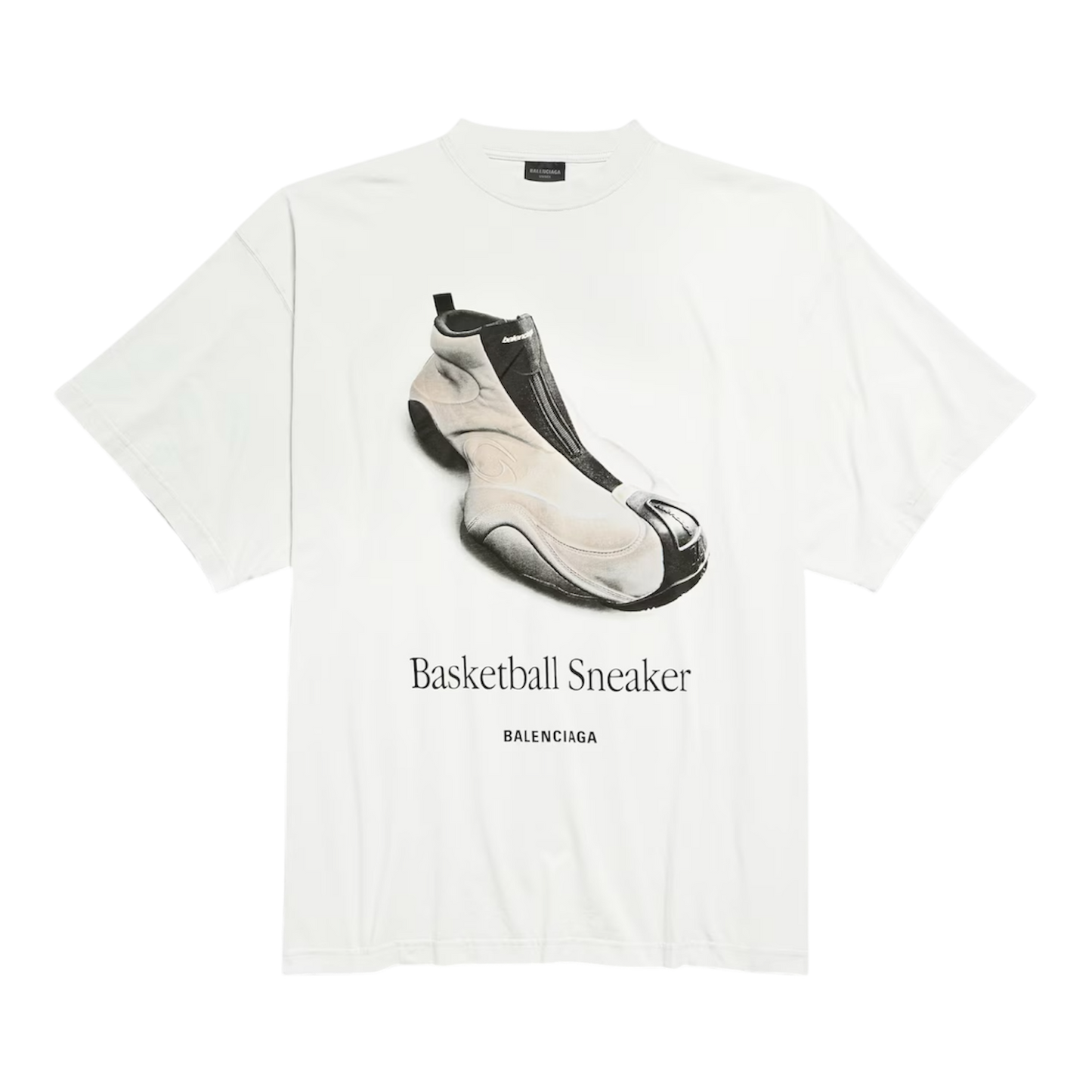 Balenciaga Basketball Sneaker T-Shirt Oversized ‘Dirty White’