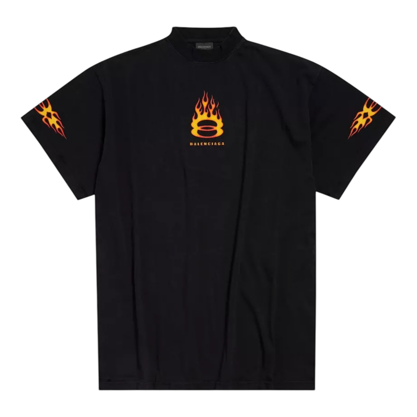 Balenciaga Burning Unity Oversized T-Shirt ‘Black’