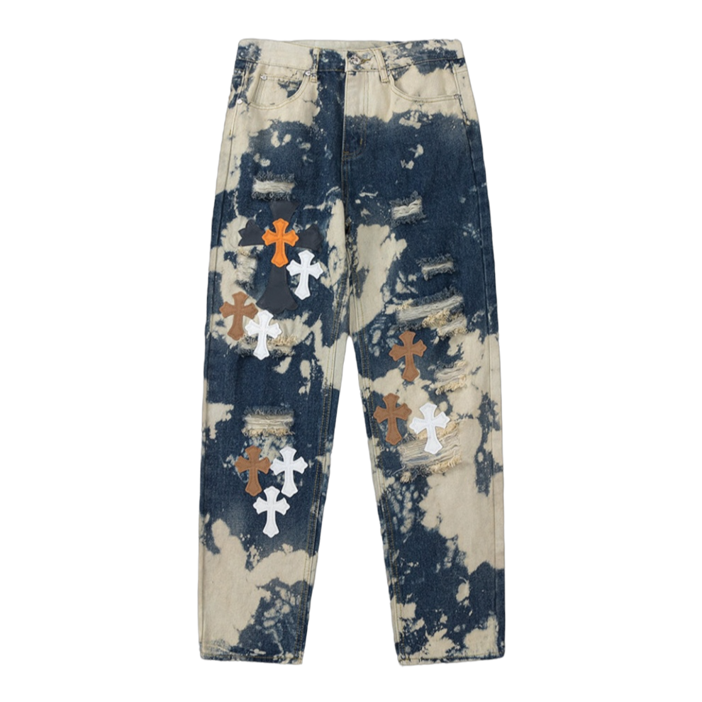 Chrome Hearts Levis straight leg jeans ‘Blue/Light grey’