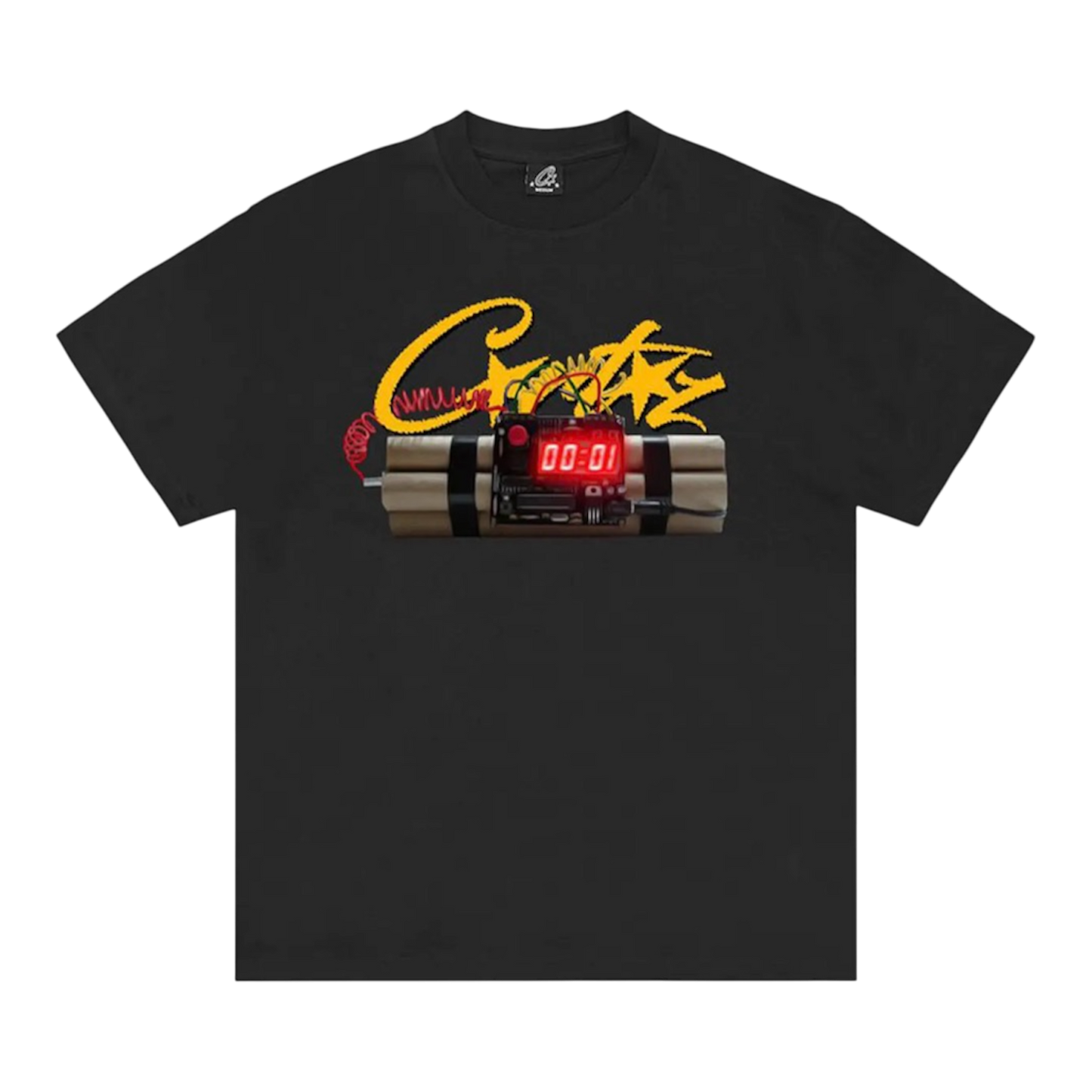 Corteiz Times Up Tee 'Black'