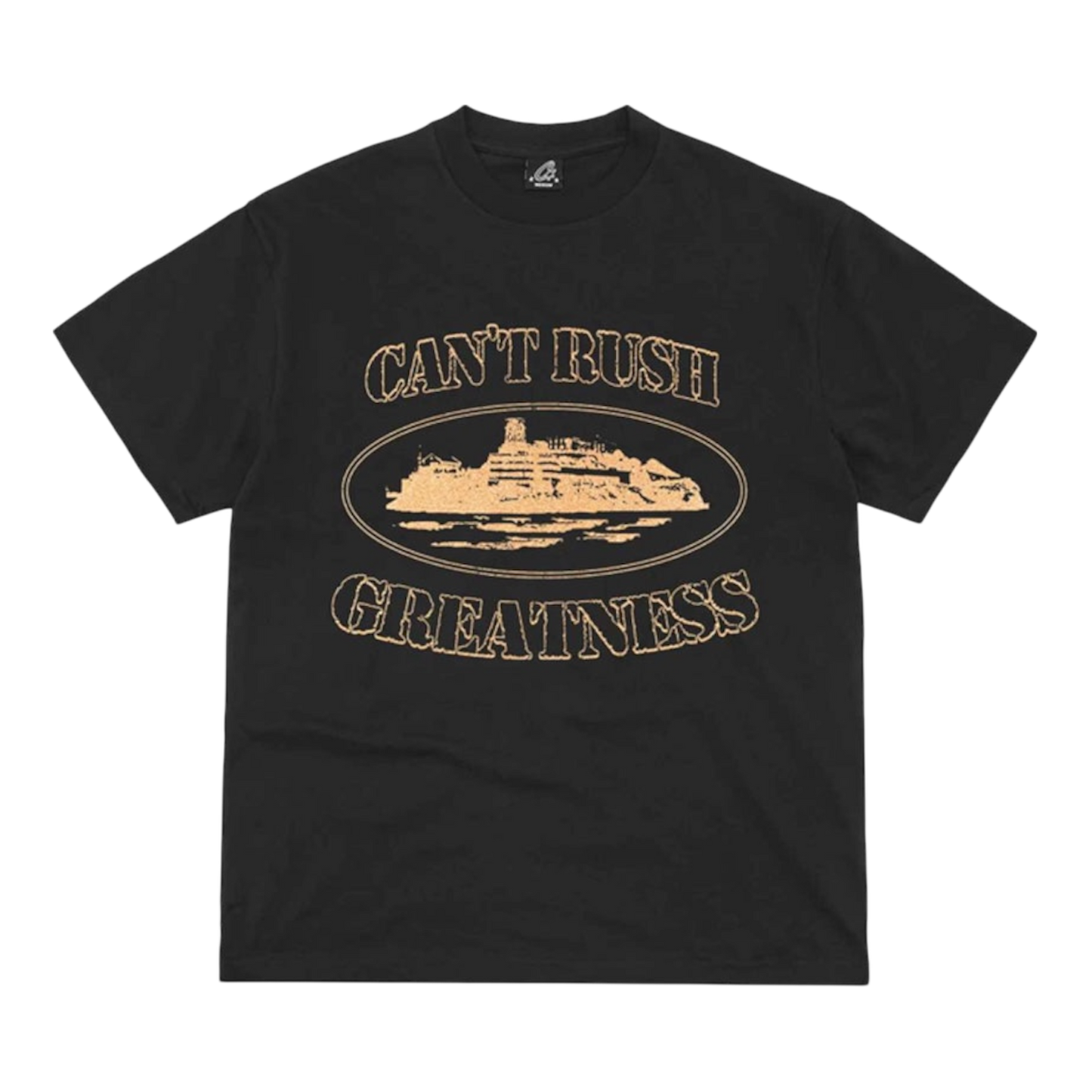Corteiz X Cental Cee Can't Rush Greatness Tee ‘Black’