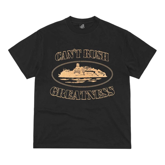 Corteiz X Cental Cee Can't Rush Greatness Tee ‘Black’