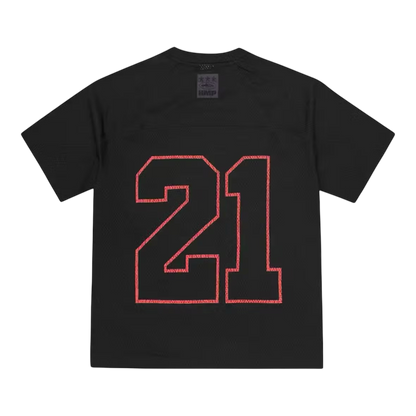 Corteiz x Slaughter Gang 21 Savage Mesh T-shirt ‘Black’