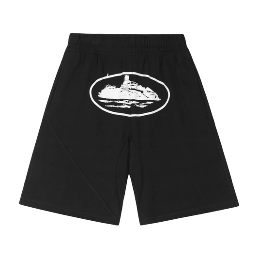 Corteiz OG Alcatraz Shorts ‘Black/White’